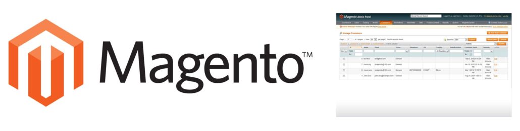 Admin Panel Magento