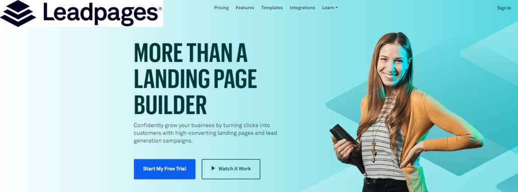 leadpages screenshot